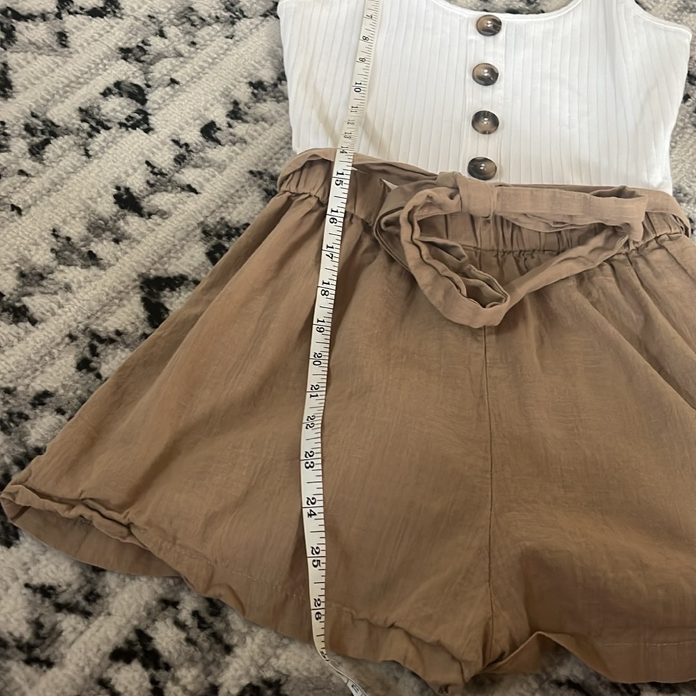 Button Down Romper - Picture 2 of 3